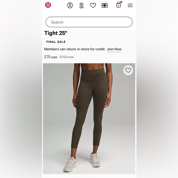 Lululemon leggings - Picture 5 of 5